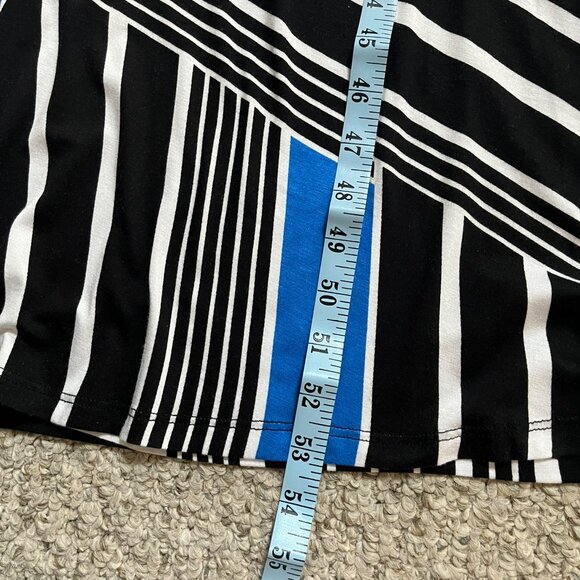 Calvin Klein Geometric Pattern Maxi Dress, Size 4 - Picture 11 of 12